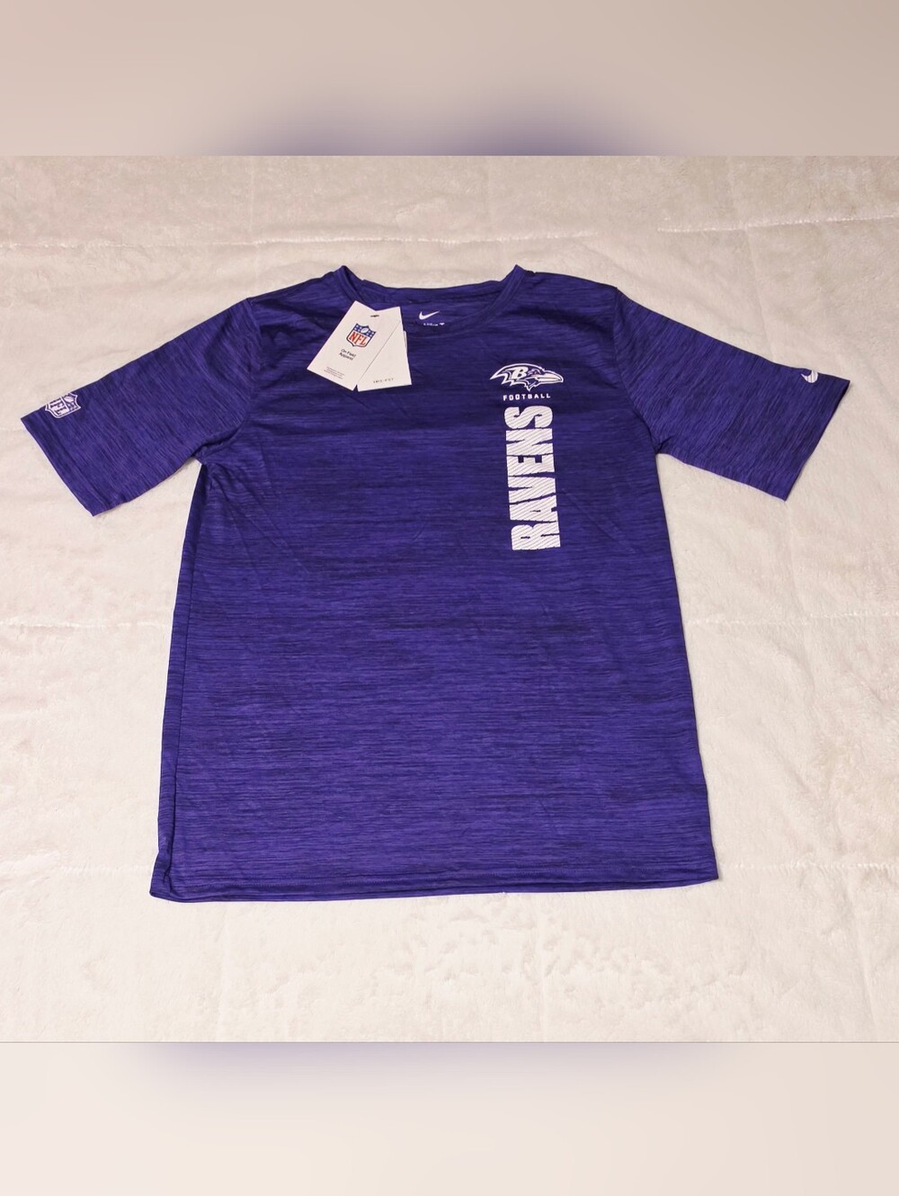 Nike Kids Baltimore Ravens Purple Short Sleeve Team Tee (ST1-05)